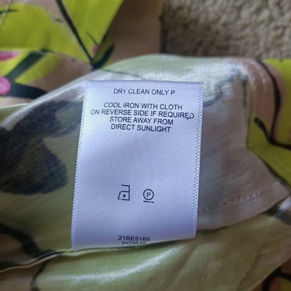 NWT Aje Pelicano Citrus Bloom Asymmetric Tiered Dress - Size AU 6 / US 2 - Picture 15 of 16